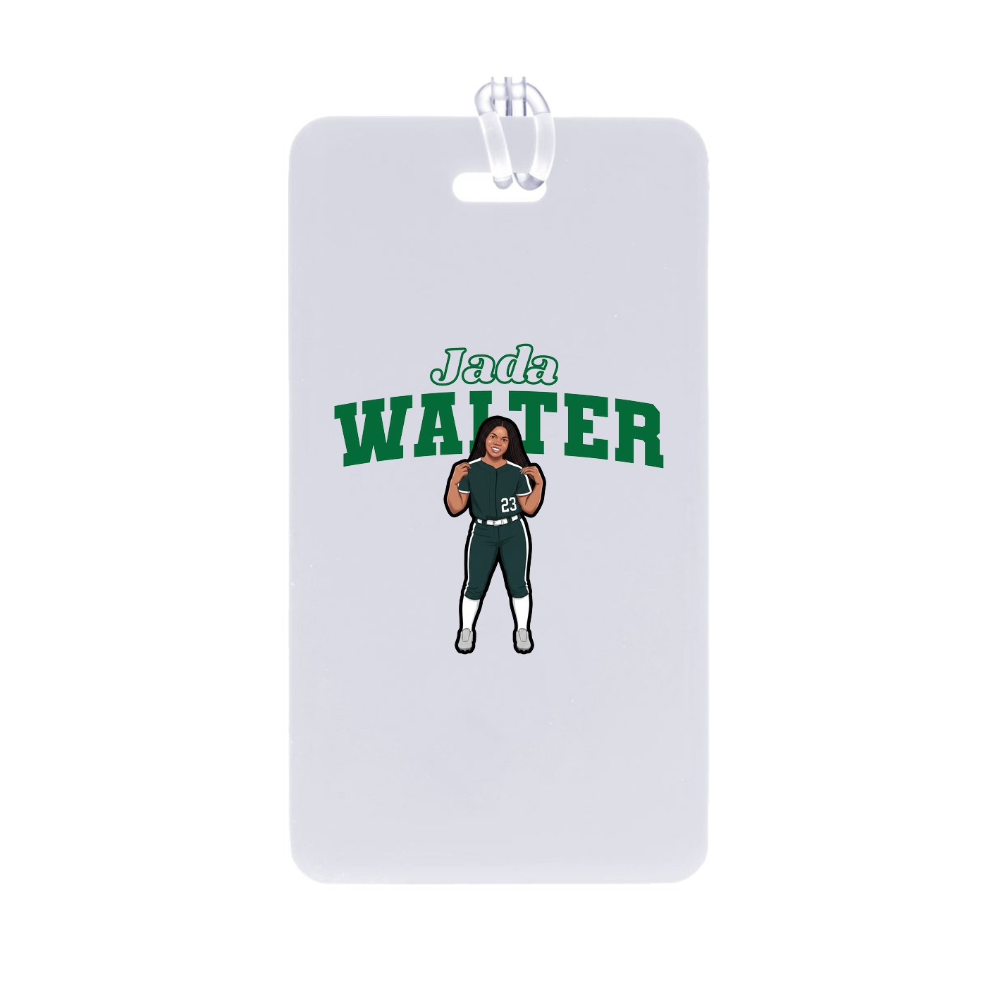 Bag Tag — Name Arch in Classic