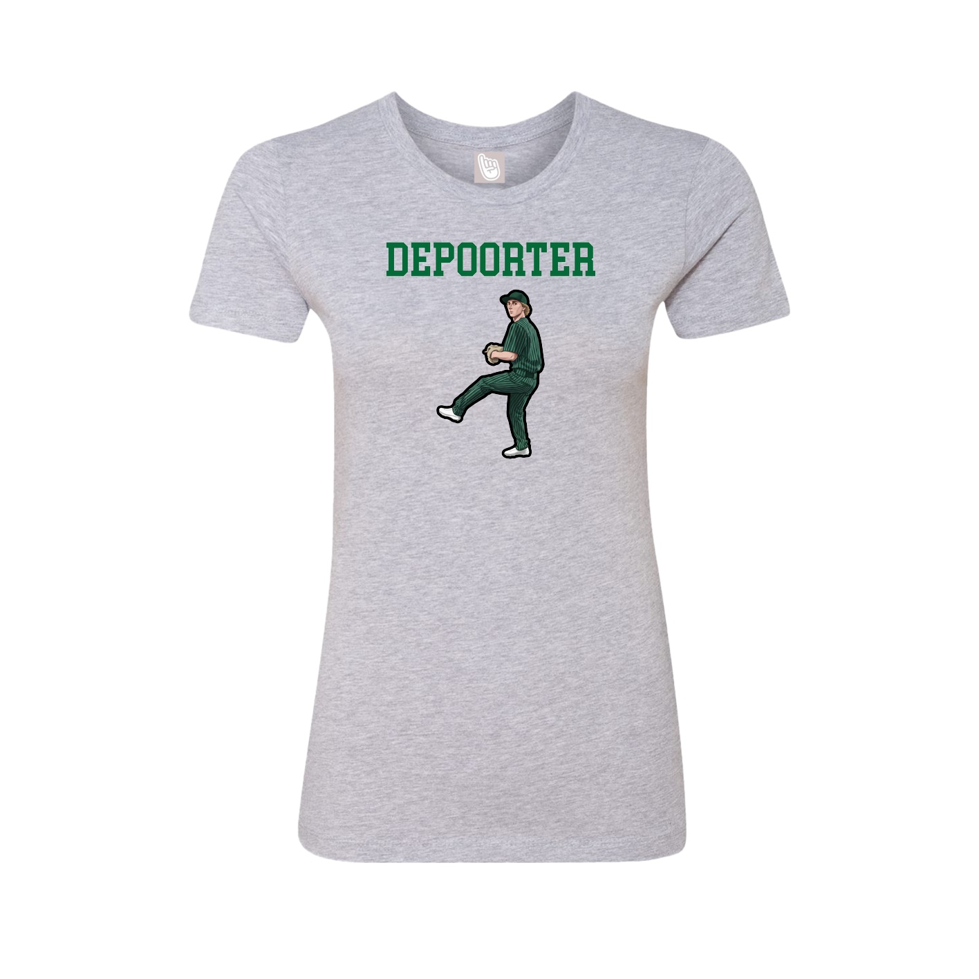 Fitted Women's Tee — Shirsey in Grey