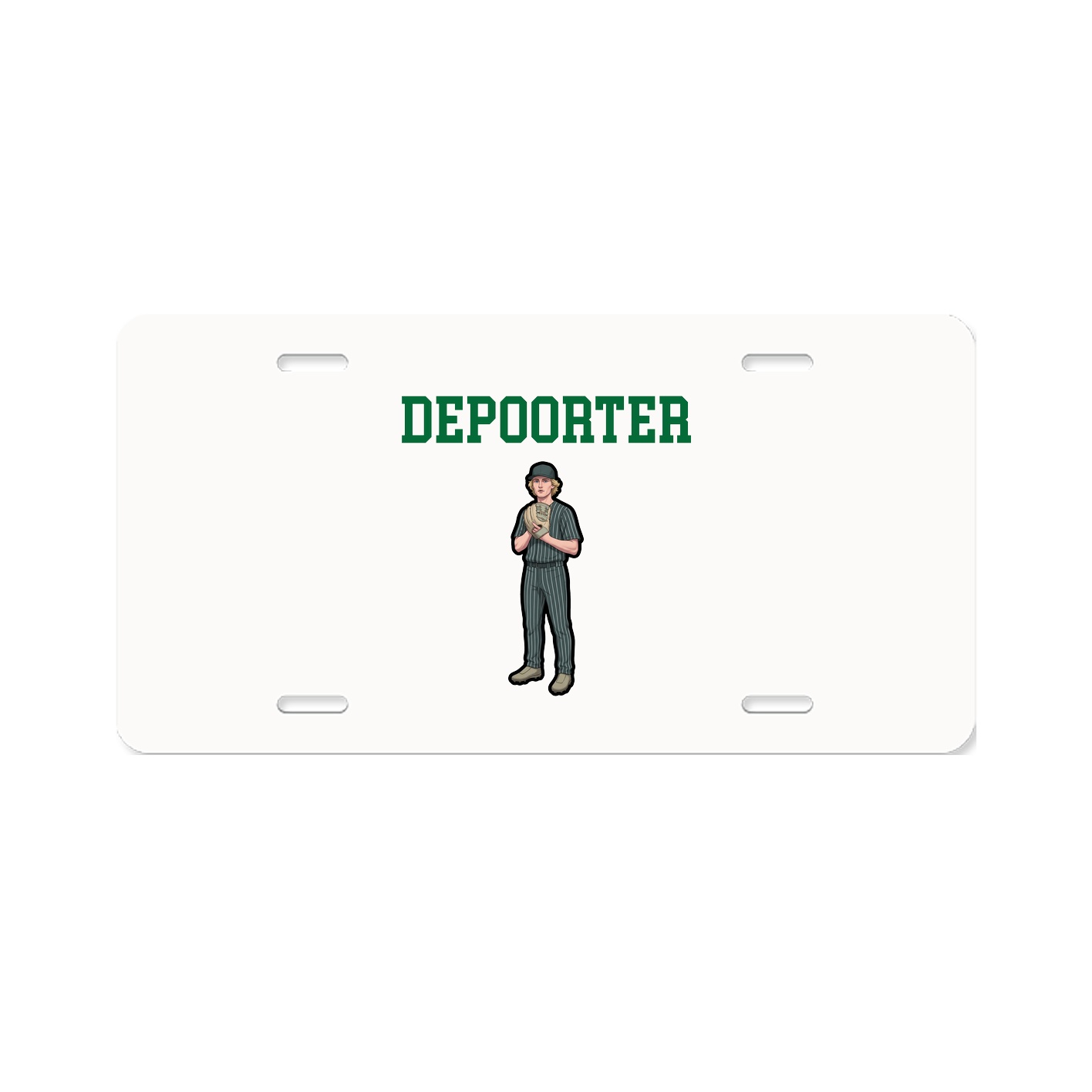 License Plate — Shirsey in Classic