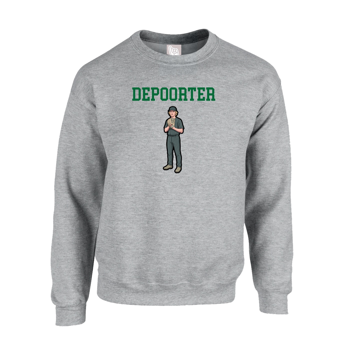 Fleece Crew — Shirsey in Grey