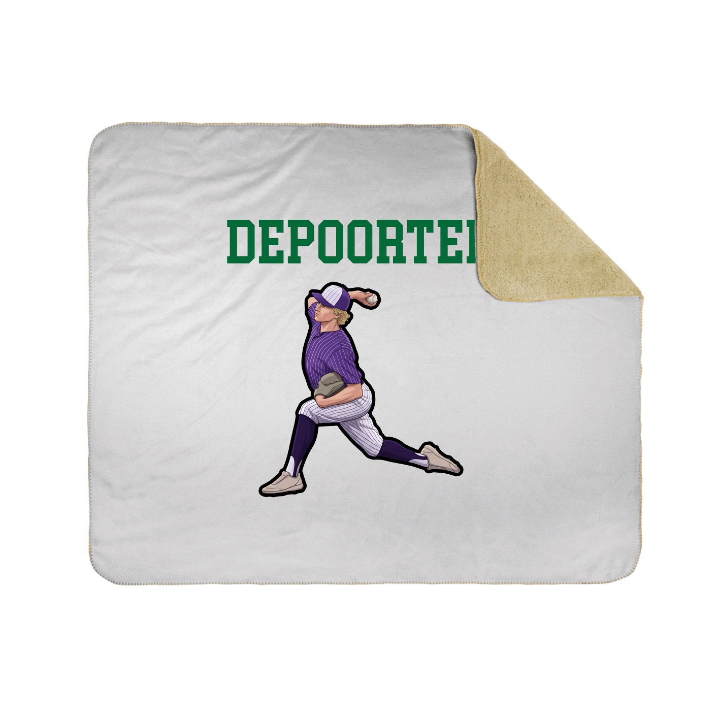Throw Blanket — Shirsey in White
