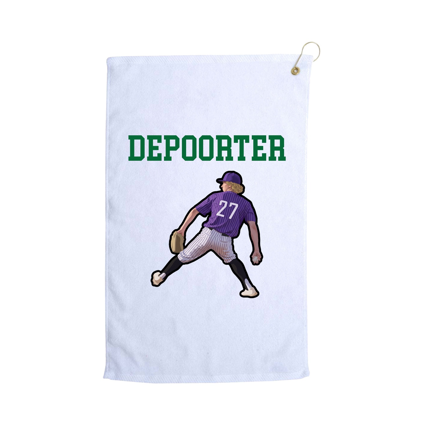 Golf Towel — Shirsey in White