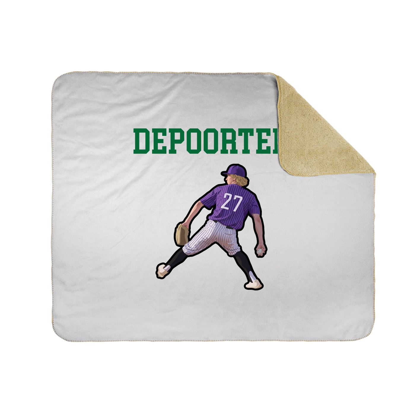 Throw Blanket — Shirsey in White