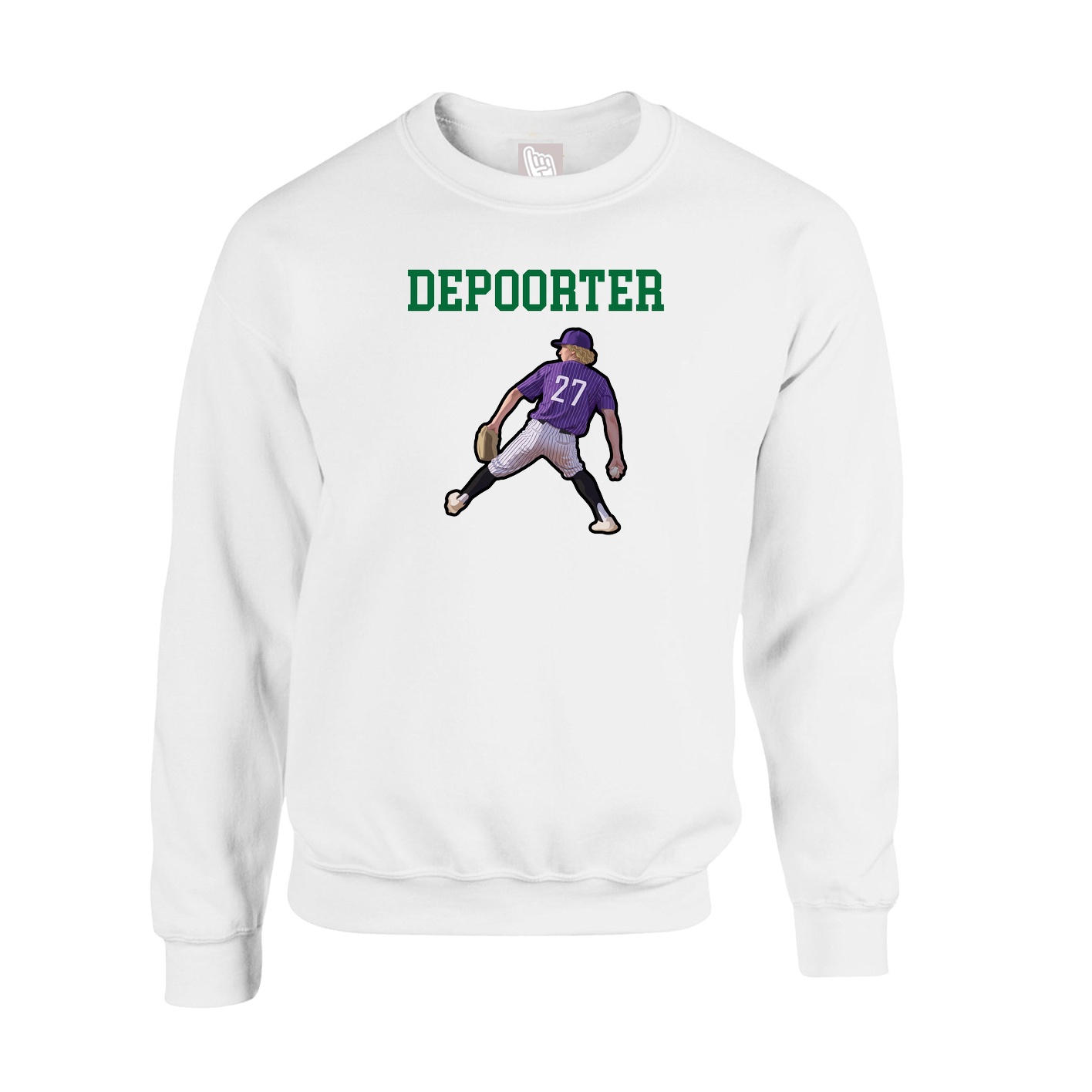 Fleece Crew — Shirsey in White
