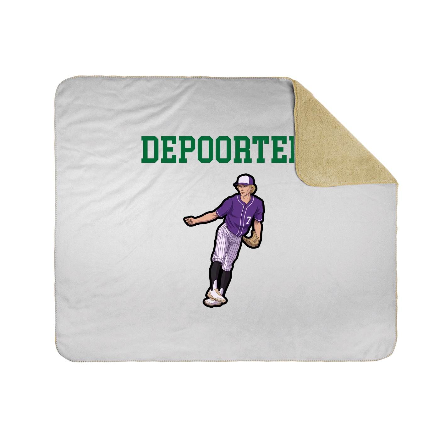 Throw Blanket — Shirsey in White