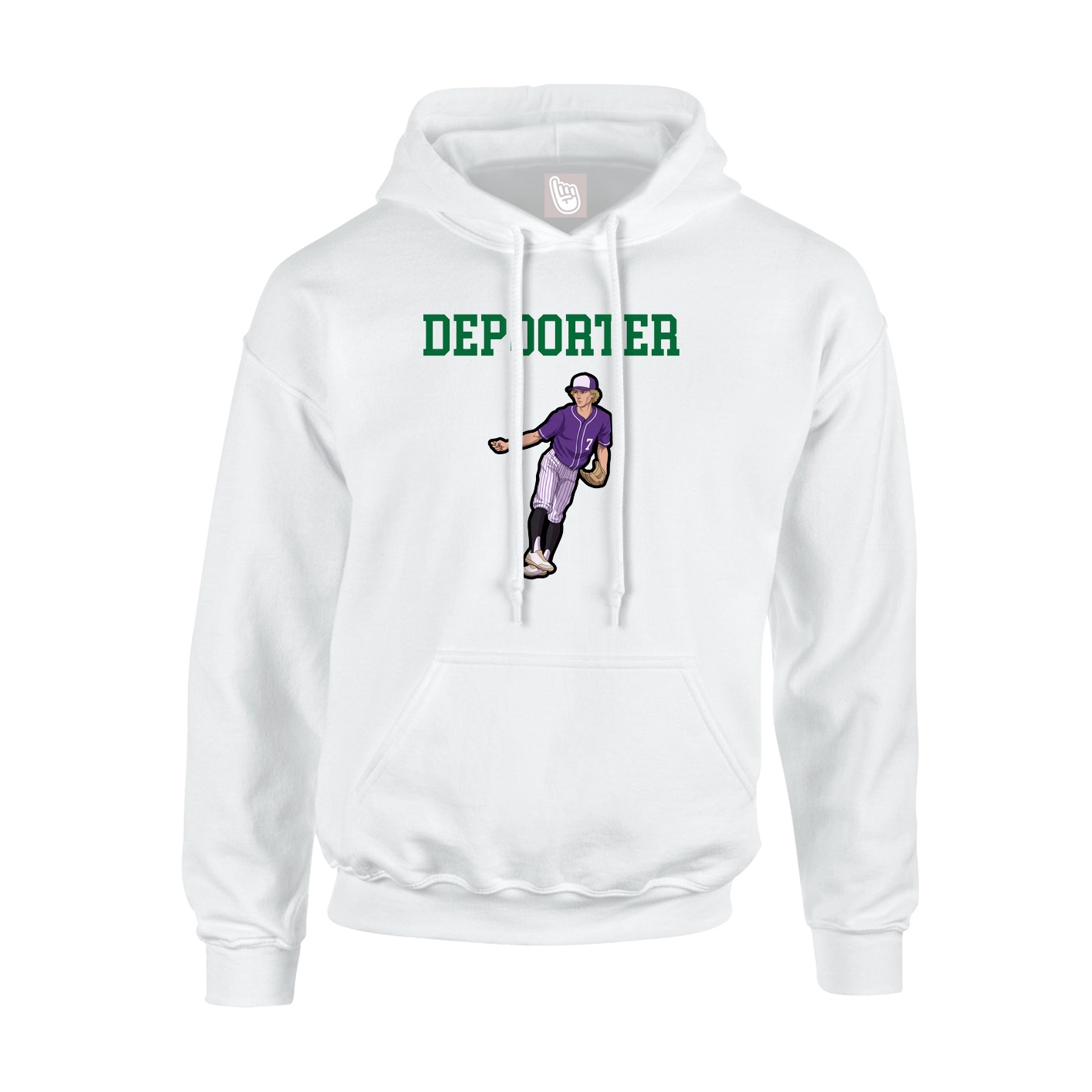 Youth Hoodie — Shirsey in White