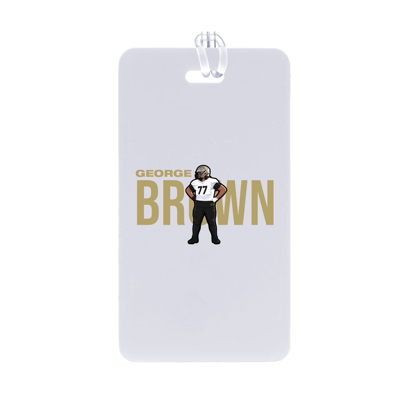 Bag Tag — Player Name in Classic