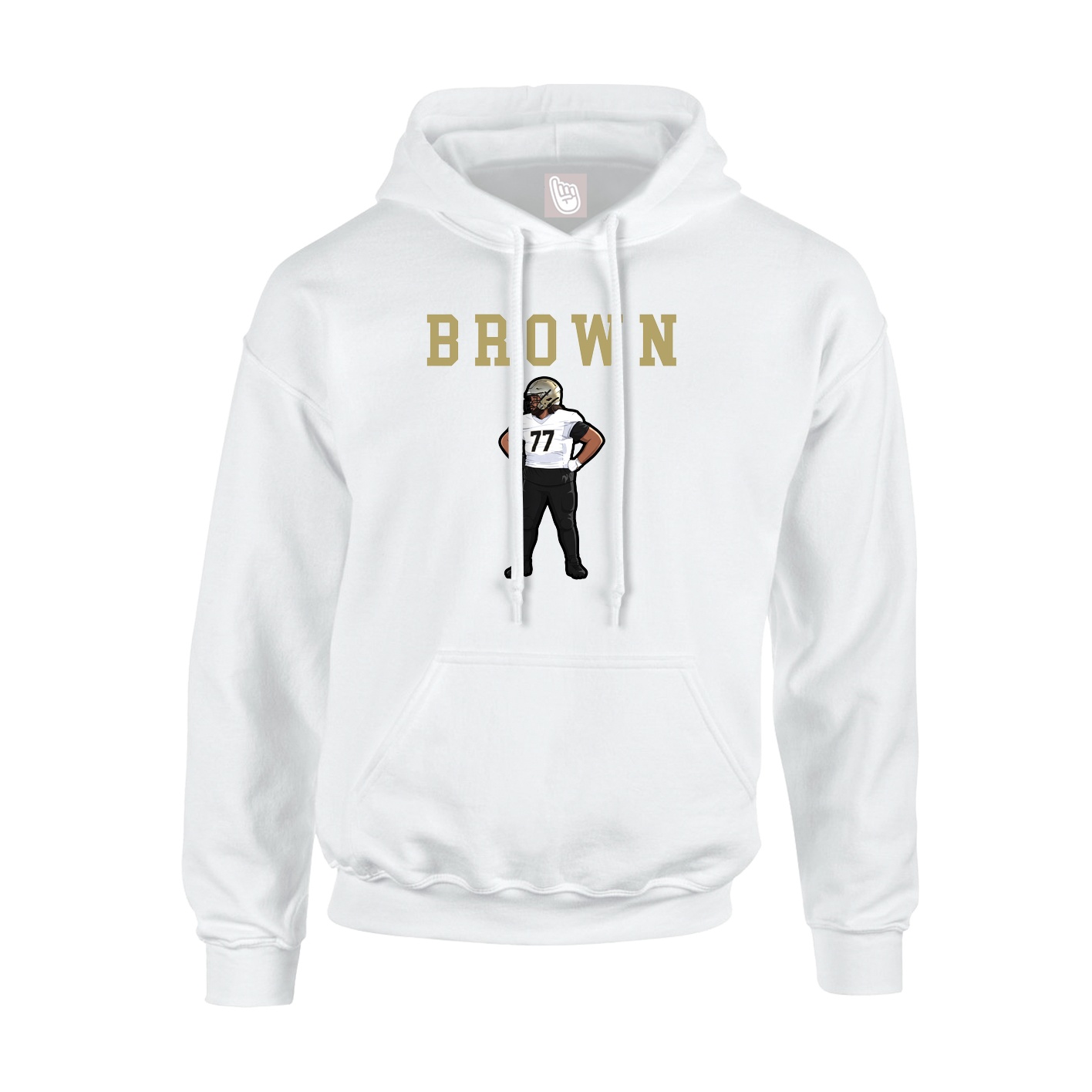 Youth Hoodie — Shirsey in White
