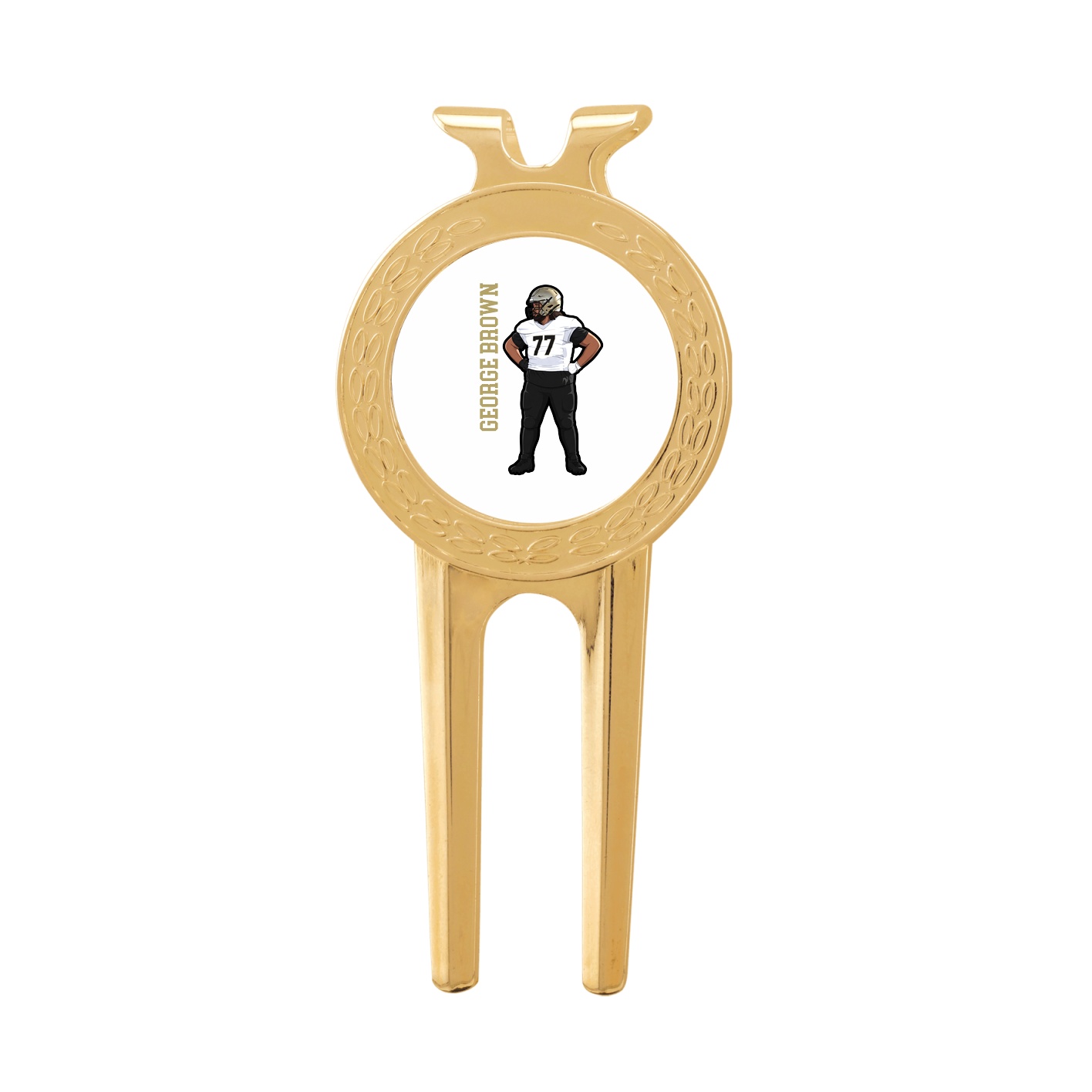Divot Tool with Ball Marker — Name Vertical in Classic
