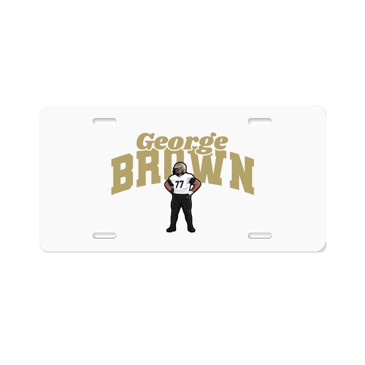 License Plate — Signature Arch in Classic