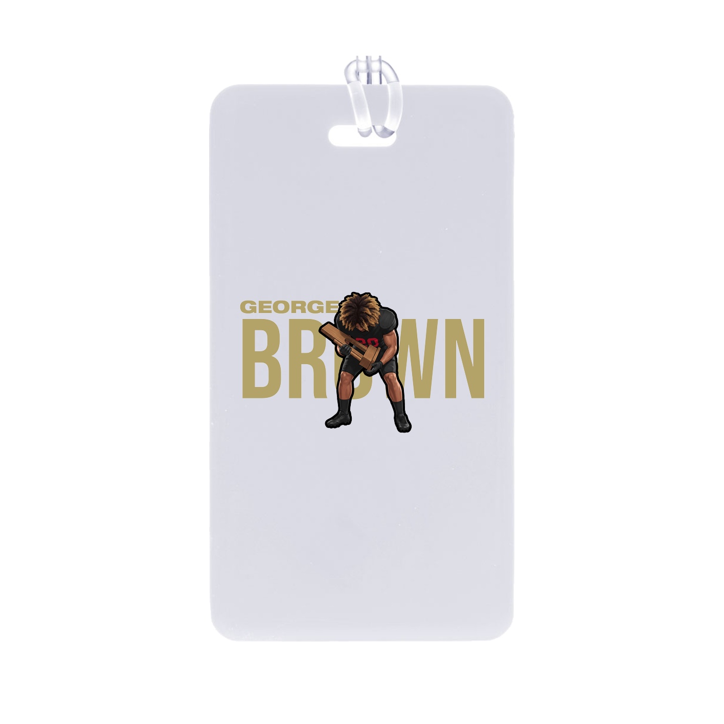 Bag Tag — Player Name in Classic
