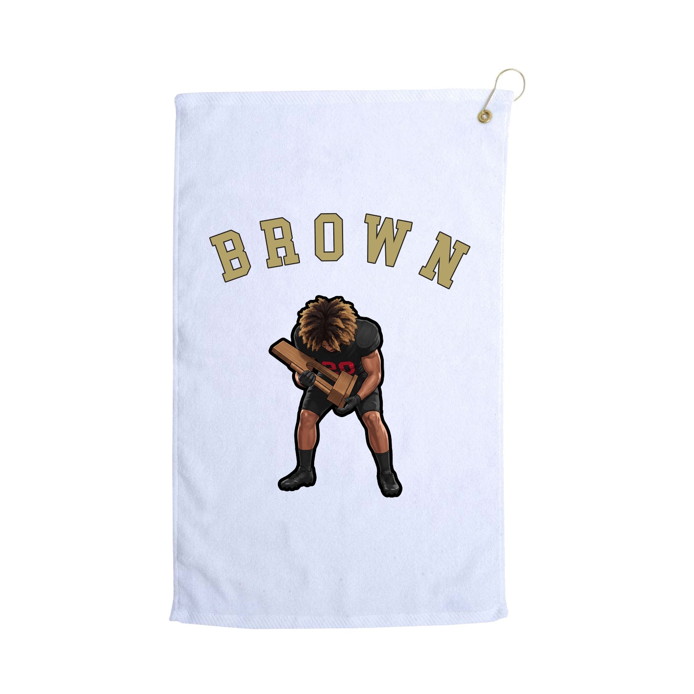 Golf Towel — Shirsey Arch in White