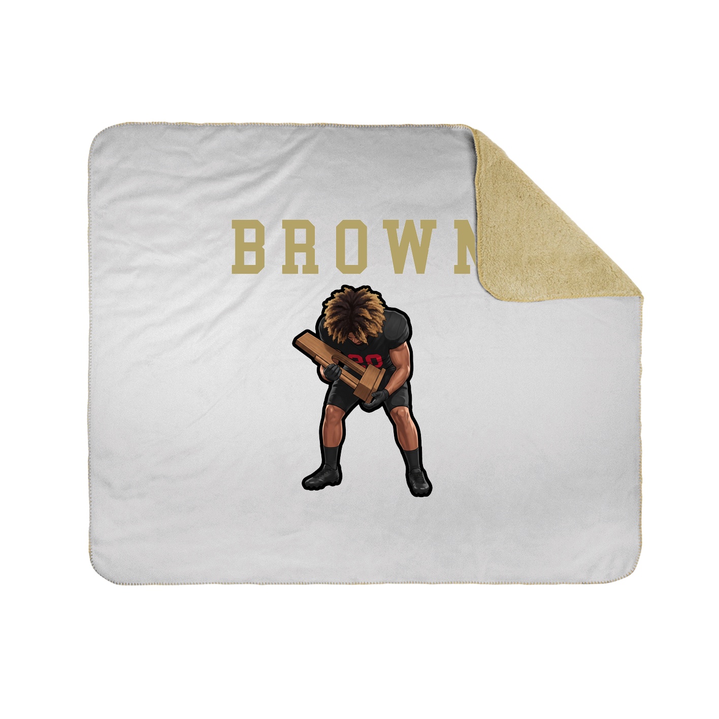 Throw Blanket — Shirsey in White