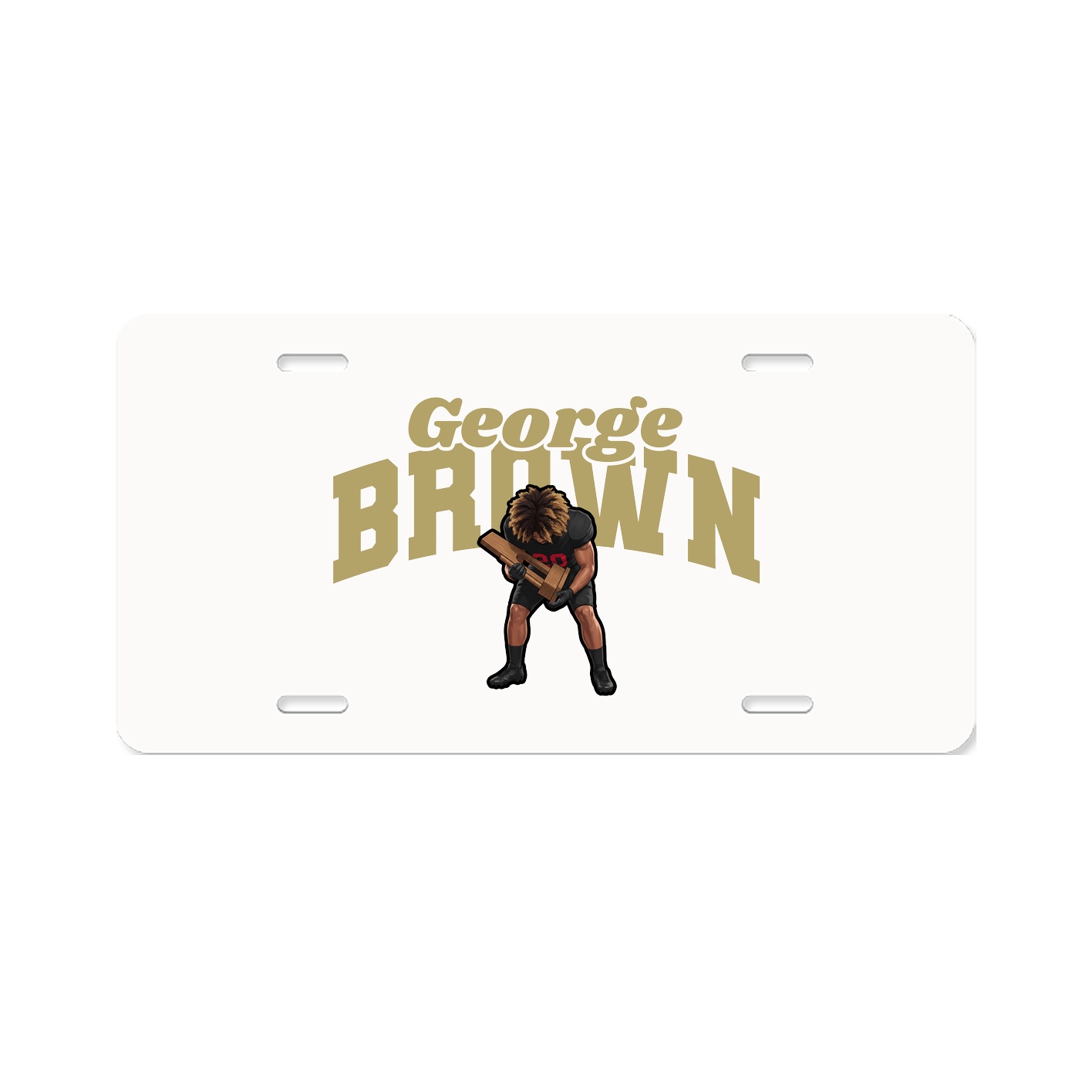License Plate — Signature Arch in Classic