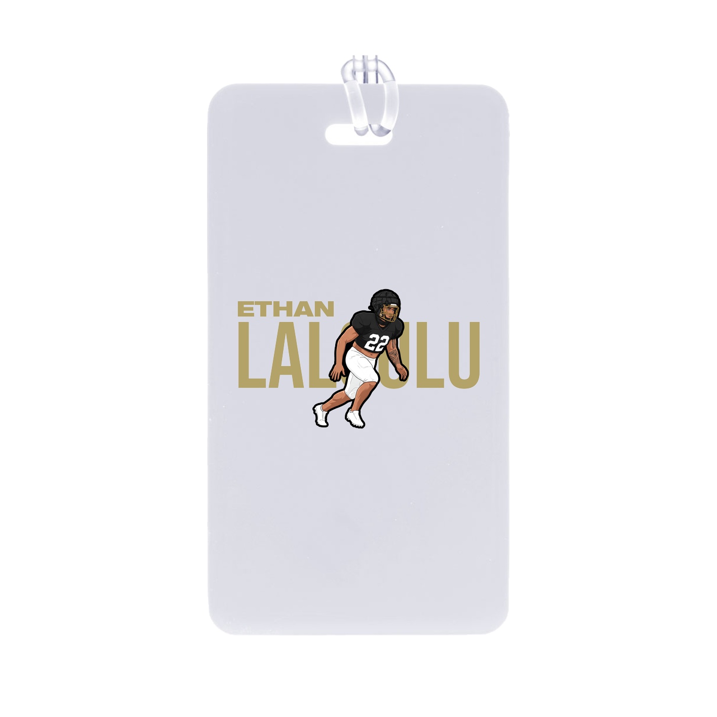 Bag Tag — Player Name in Classic