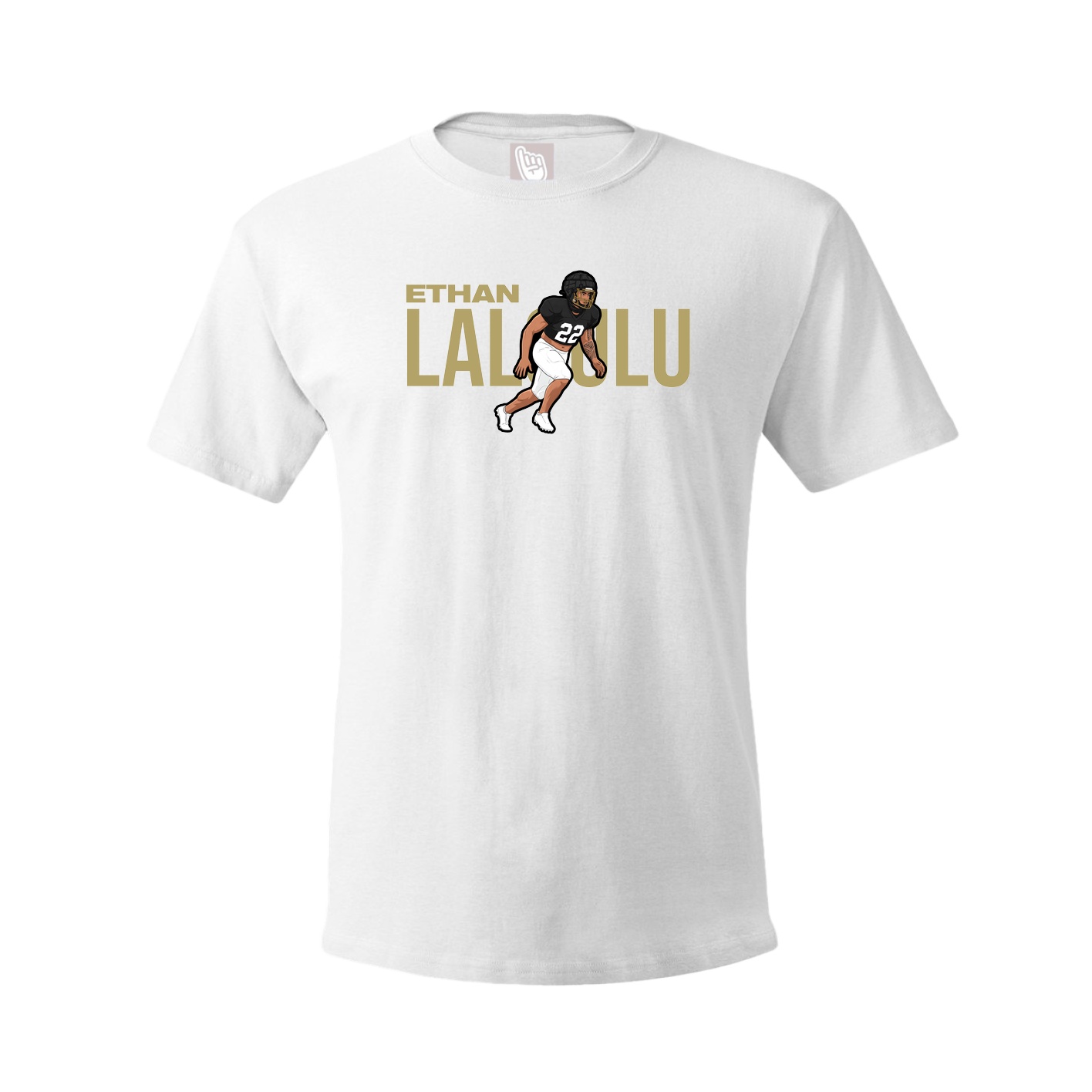 Youth Tee — Player Name in White