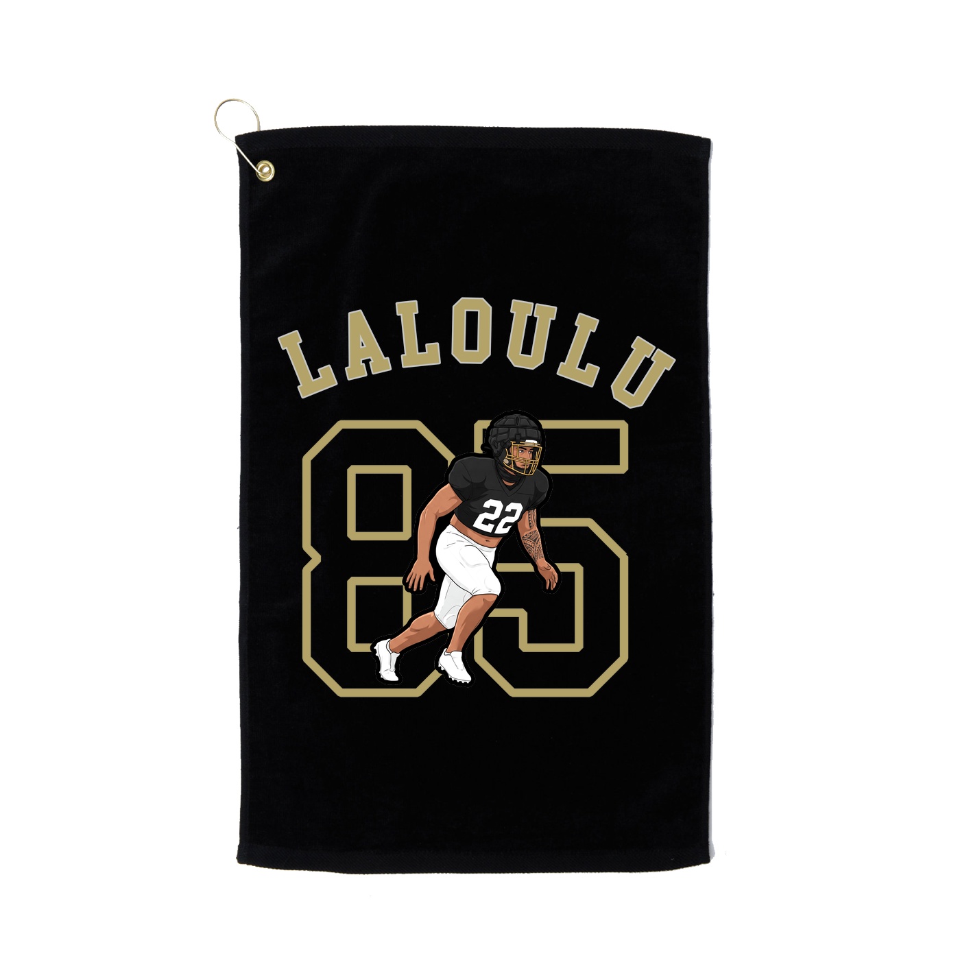 Golf Towel — Shirsey Arch in Black