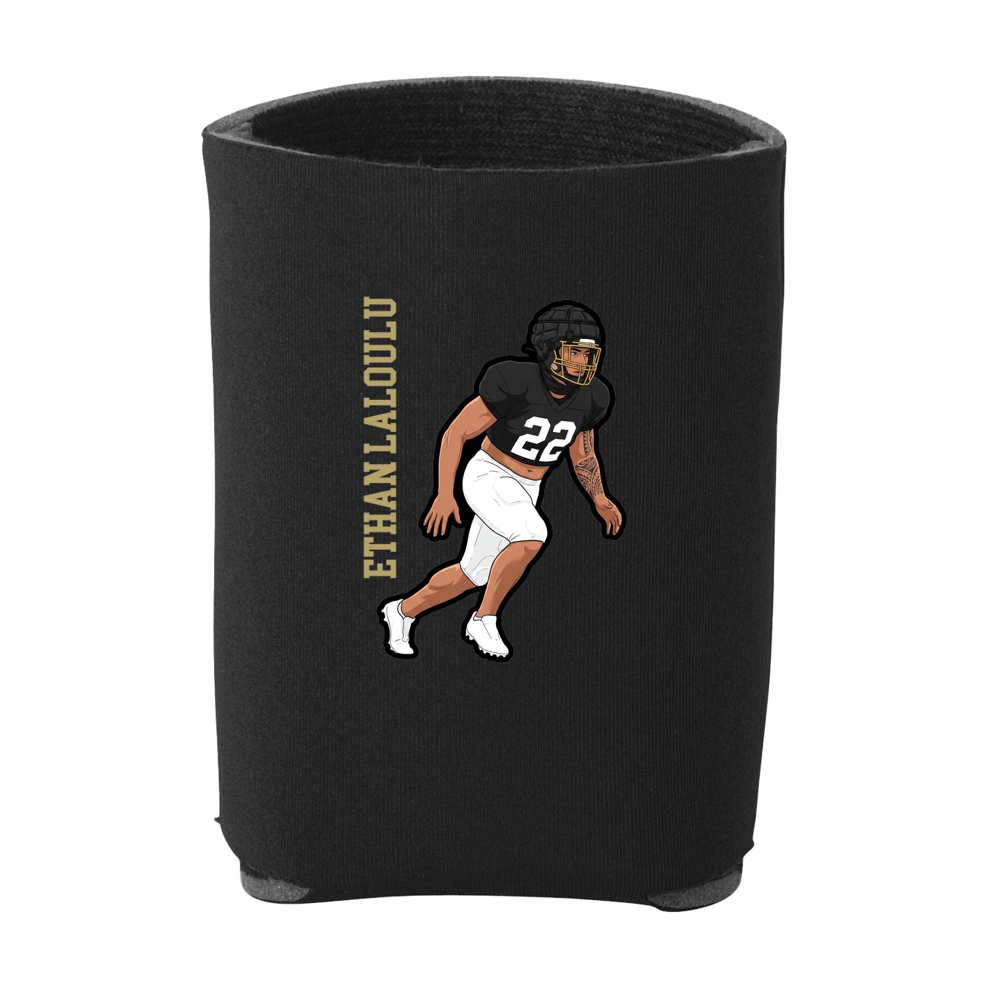 Can Holder — Name Vertical in Black