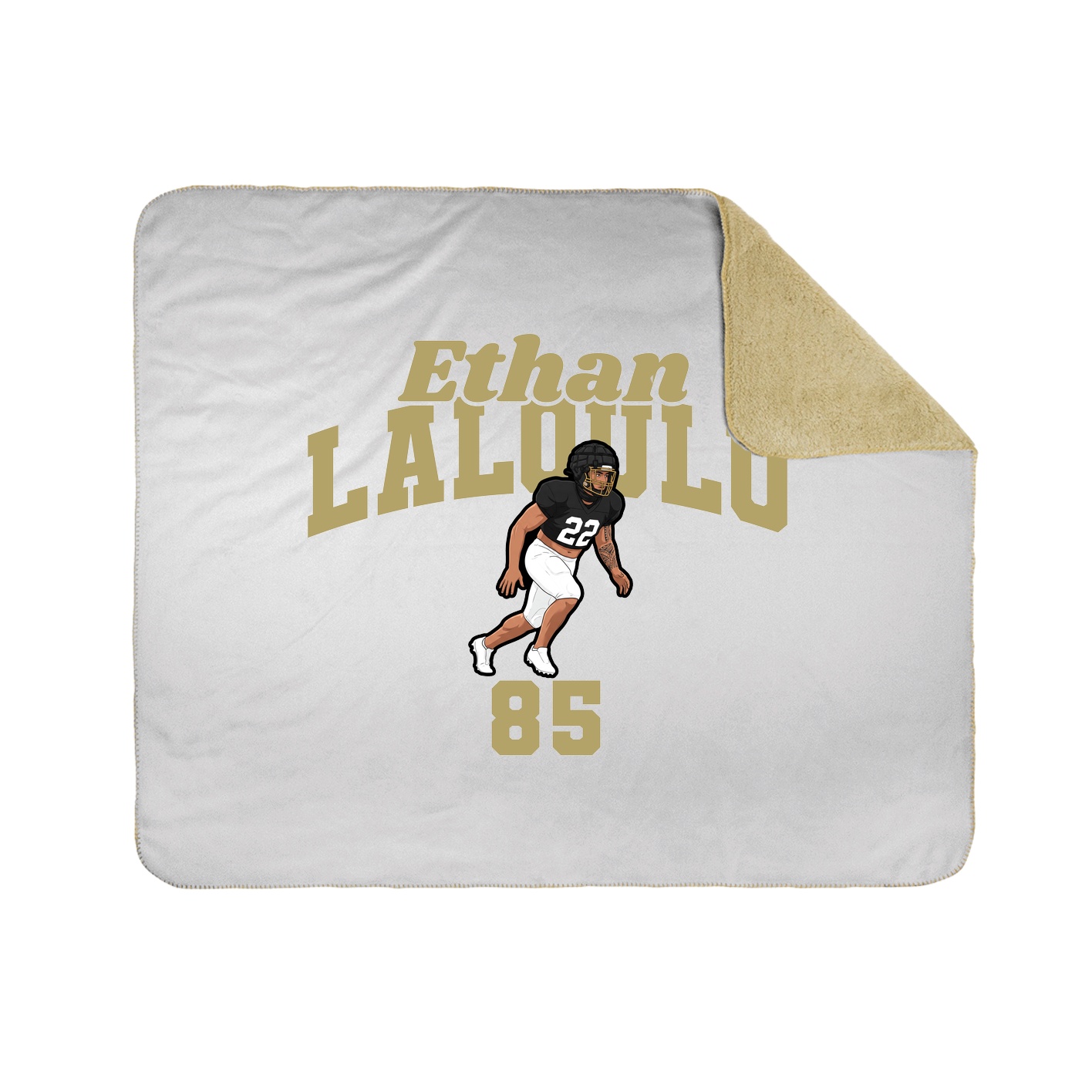 Throw Blanket — Signature Arch in White