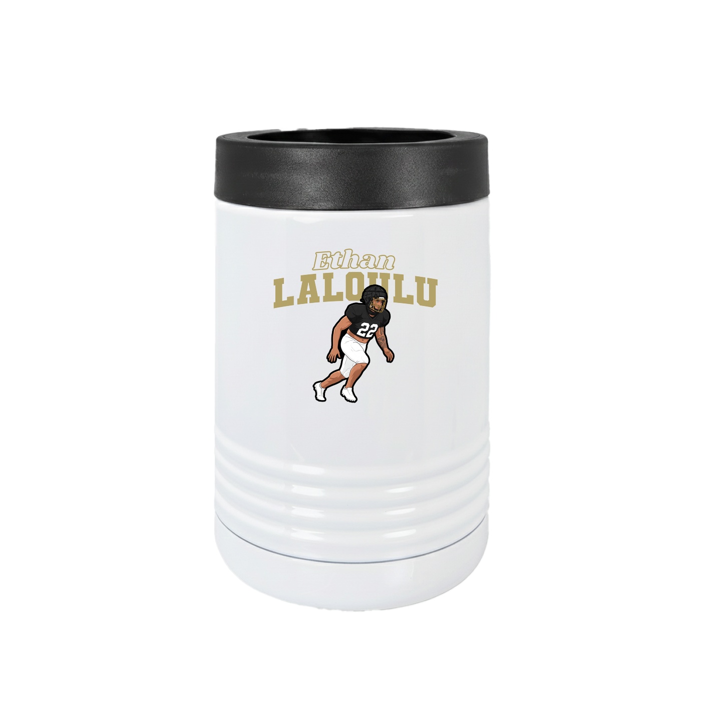 Beverage Holder — Name Arch in White