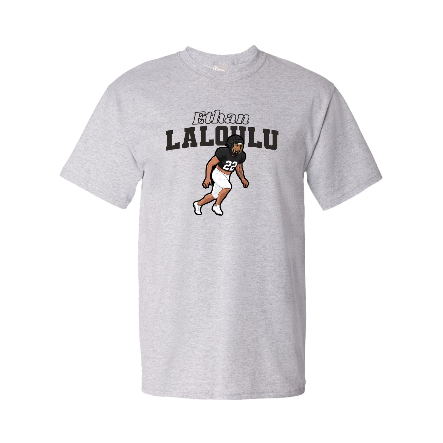 Tee — Name Arch in Grey