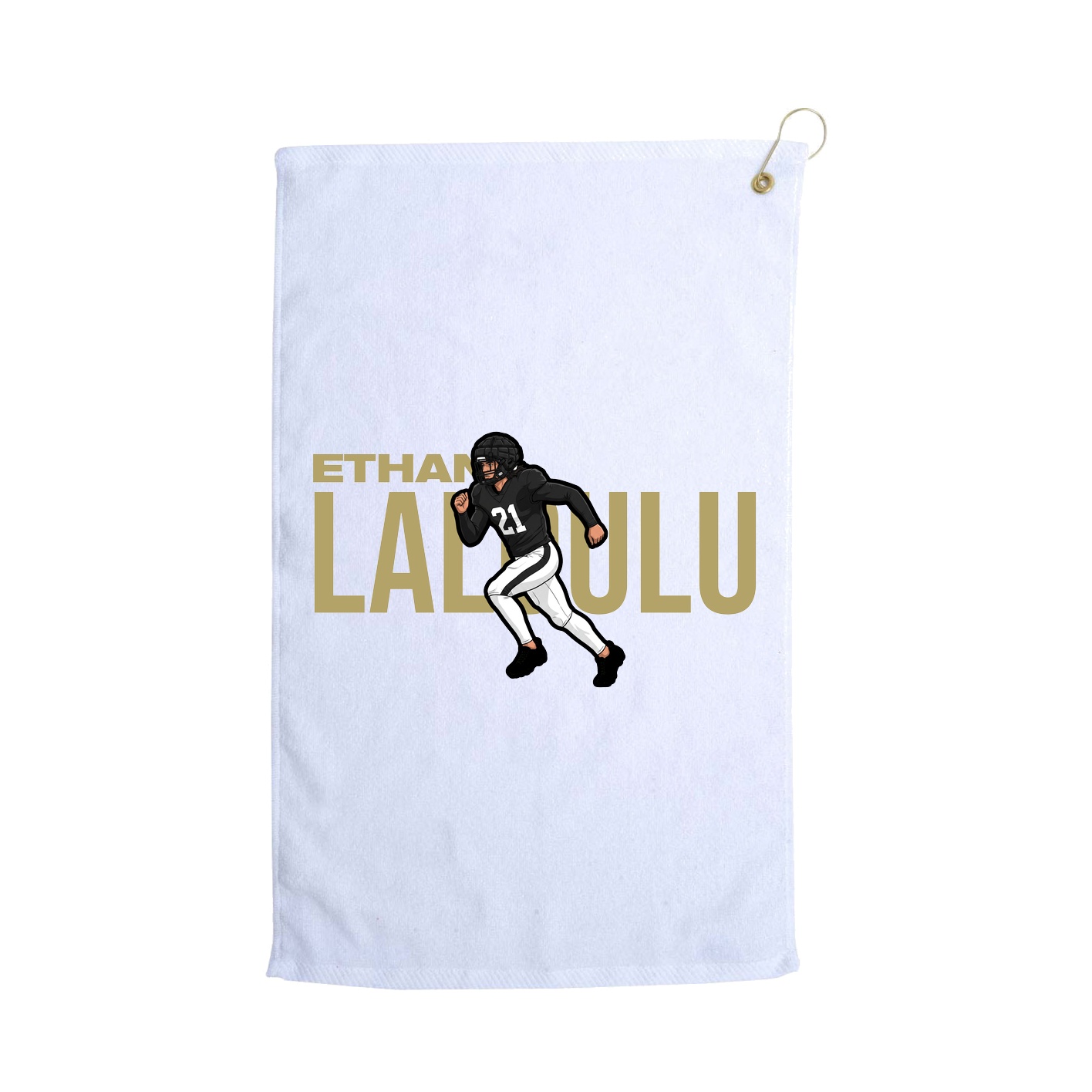 Golf Towel — Player Name in White