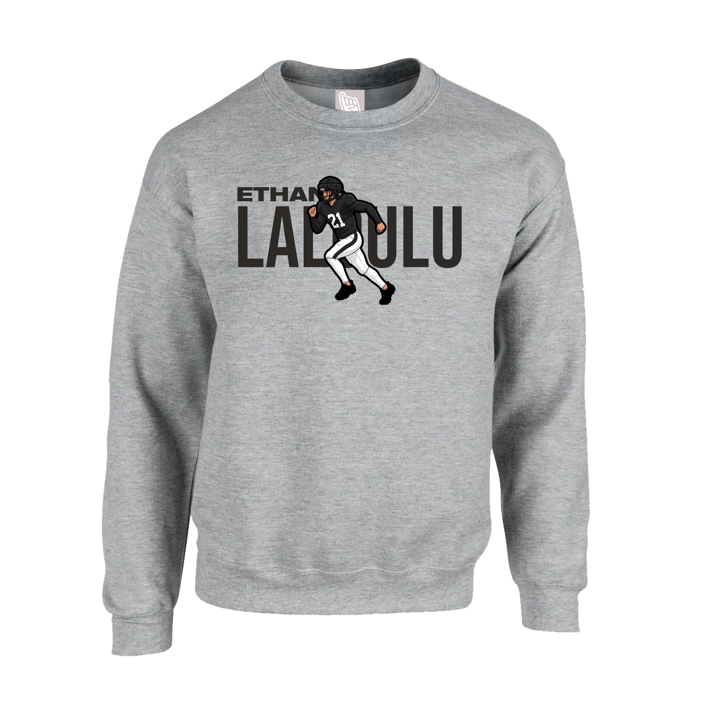 Fleece Crew — Player Name in Grey