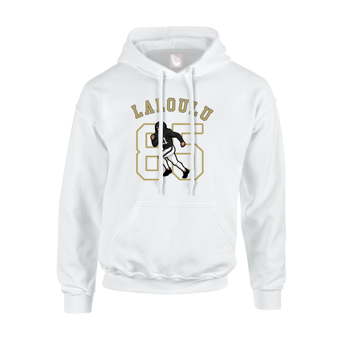 Youth Hoodie — Shirsey Arch in White