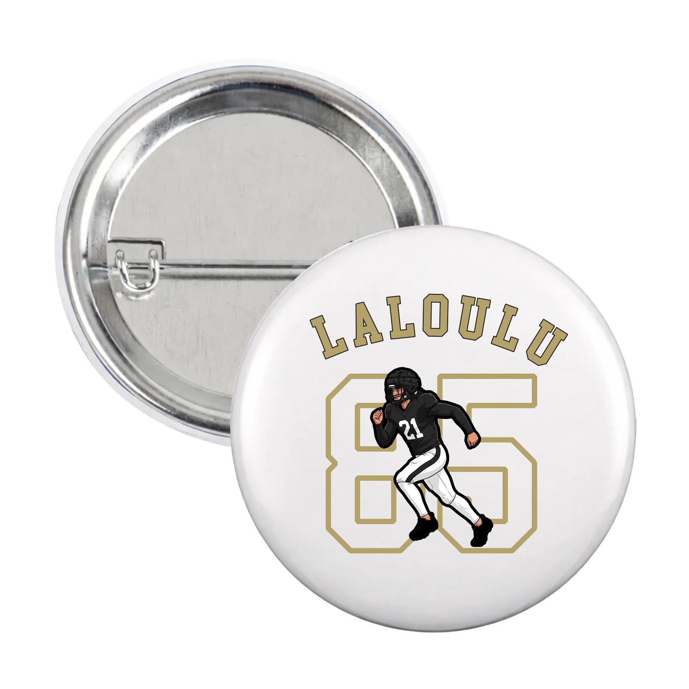 Game Day Button — Shirsey Arch in White