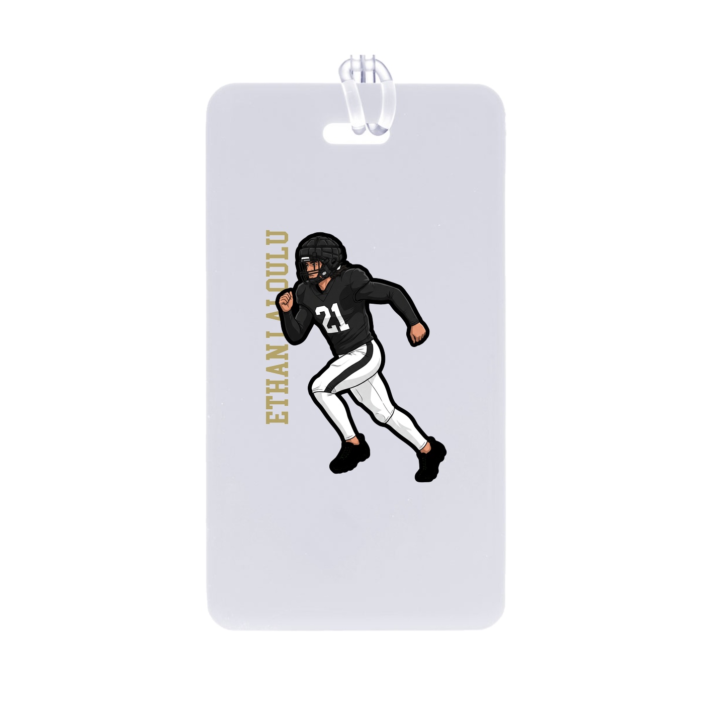 Bag Tag — Name Vertical in Classic