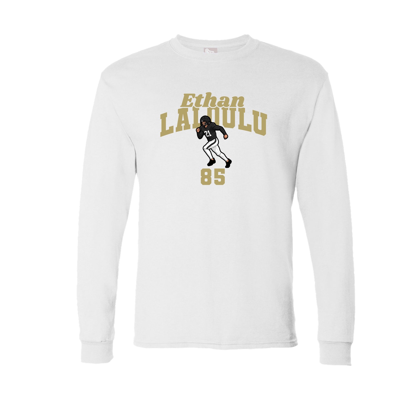 Long Sleeve Tee — Signature Arch in White