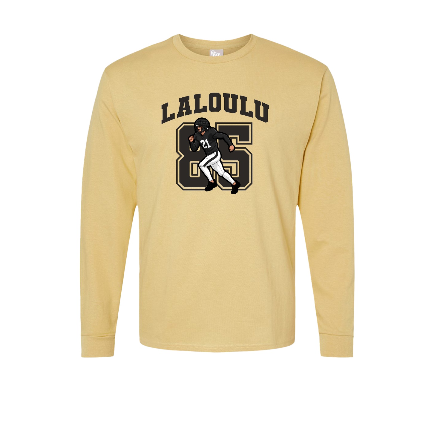 Long Sleeve Tee — Number in Vegas Gold