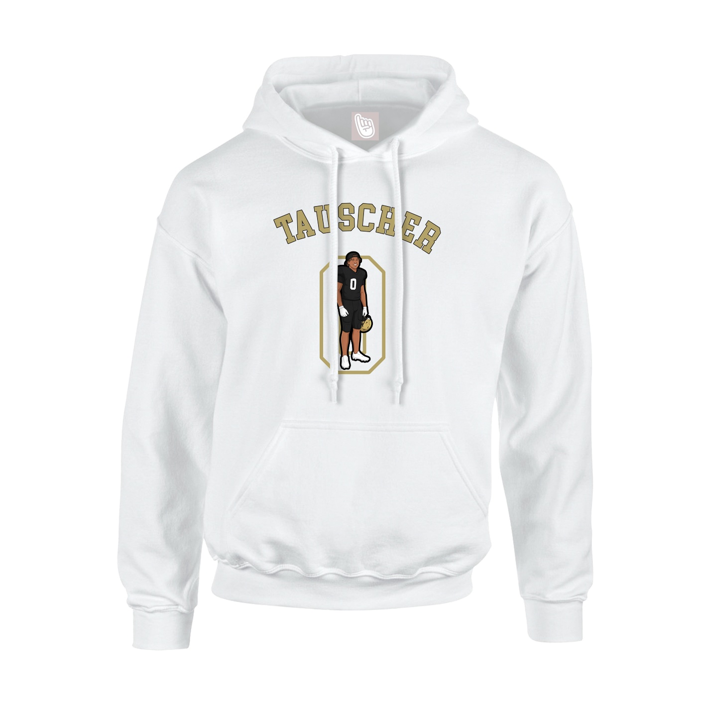 Hoodie — Shirsey Arch in White