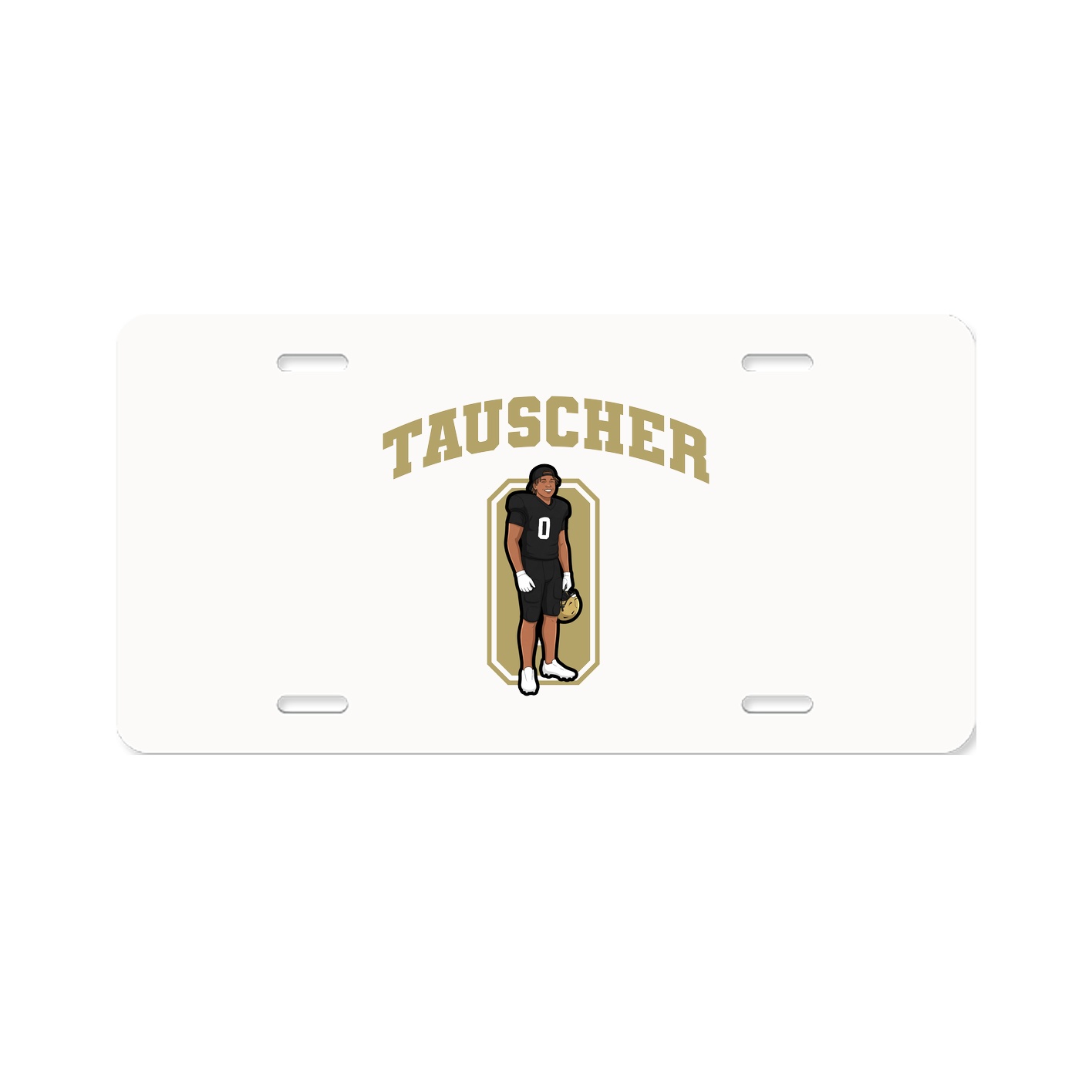 License Plate — Number in Classic