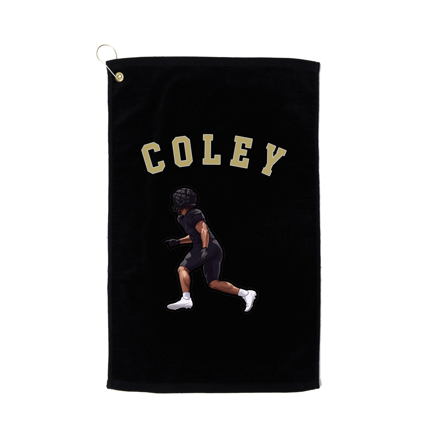 Golf Towel — Shirsey Arch in Black