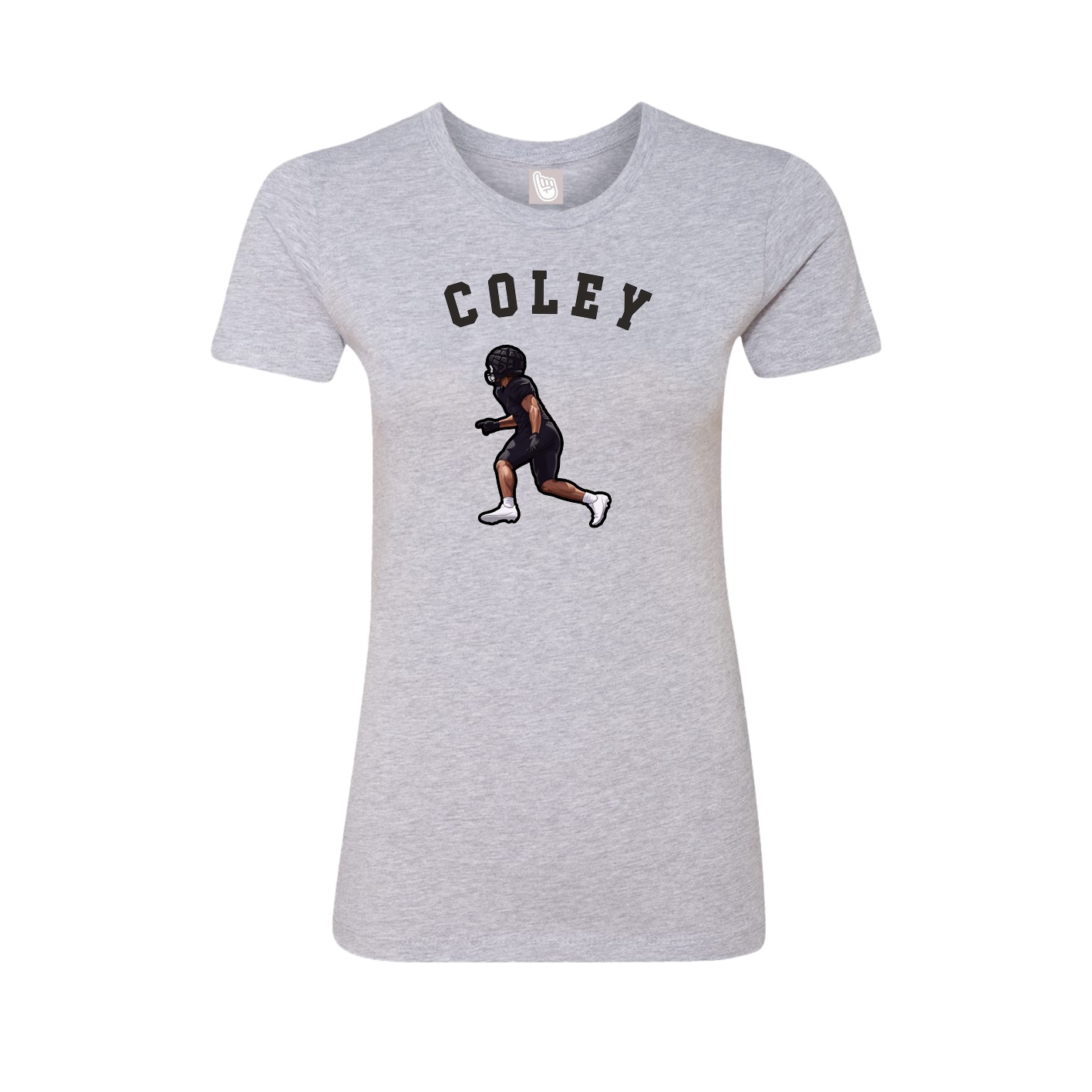 Fitted Women's Tee — Shirsey Arch in Grey