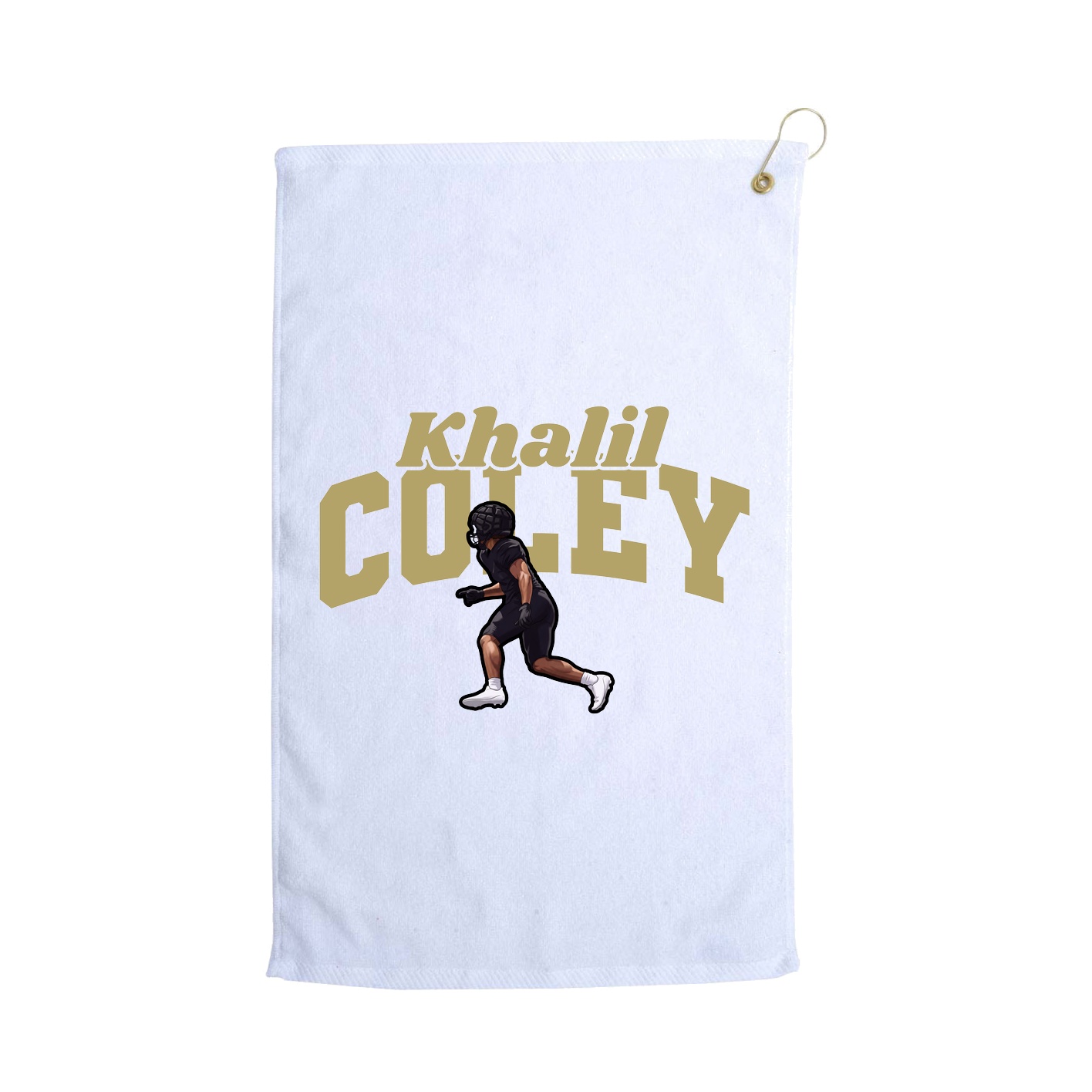 Golf Towel — Signature Arch in White