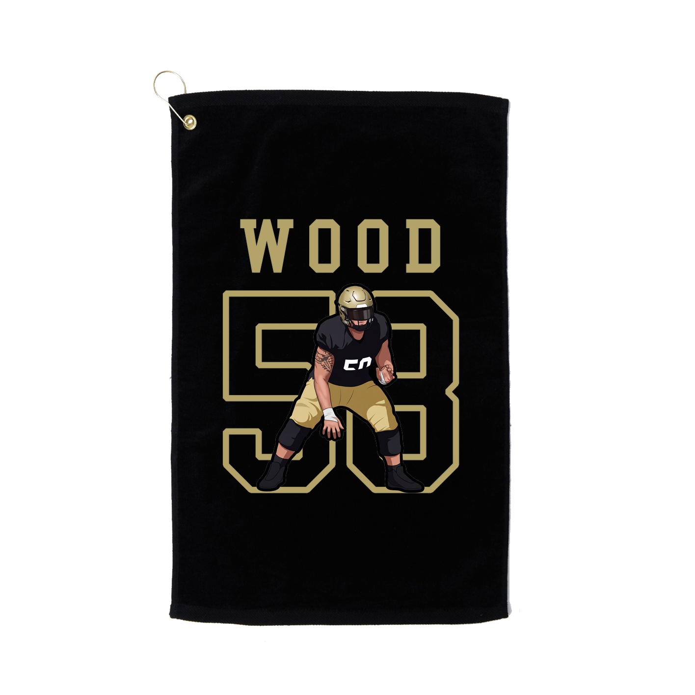 Golf Towel — Shirsey in Black