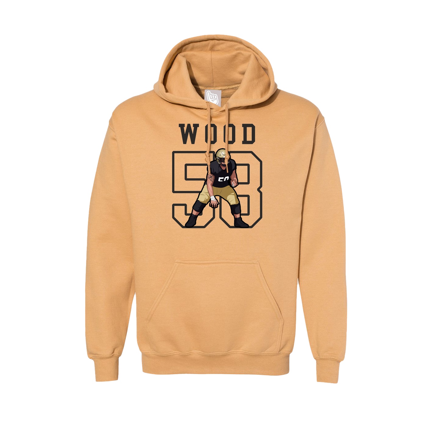 Hoodie — Shirsey in Vegas Gold