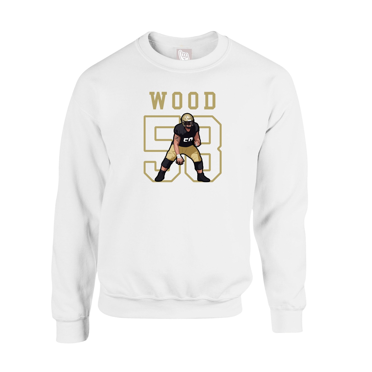 Fleece Crew — Shirsey in White