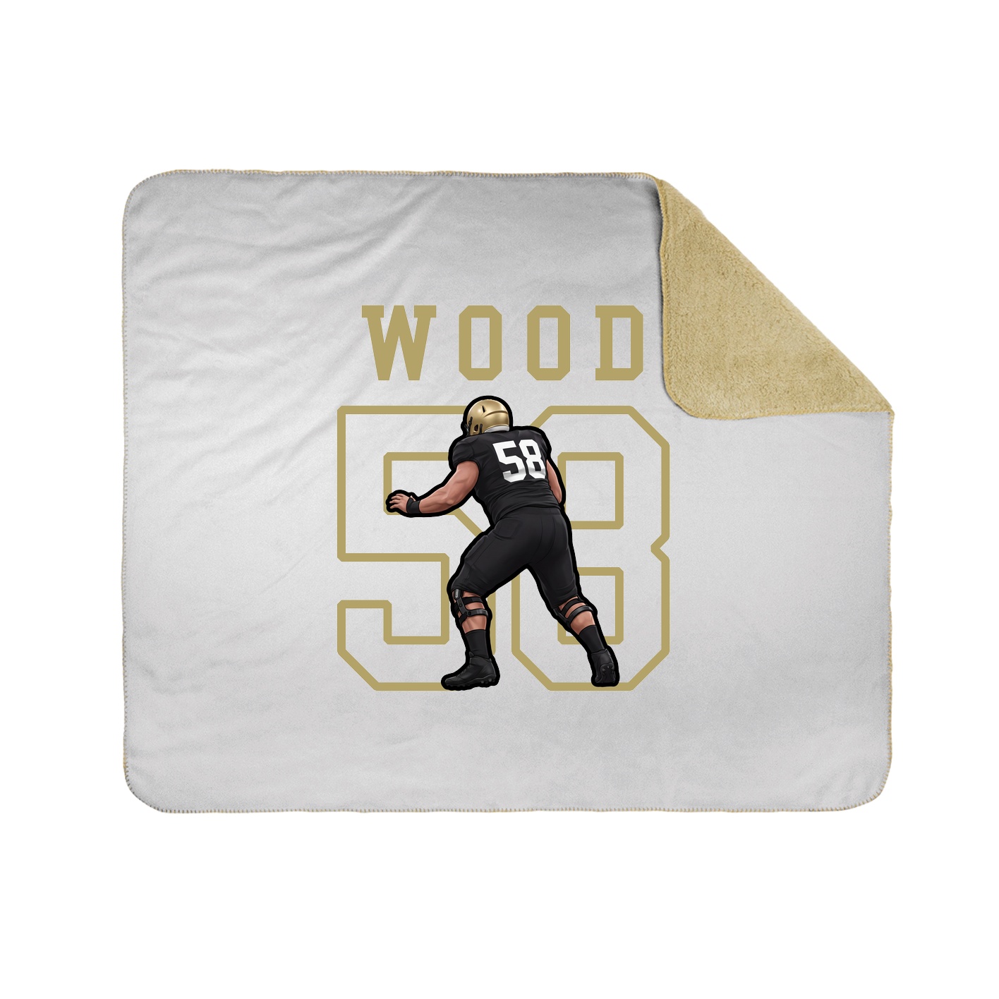 Throw Blanket — Shirsey in White