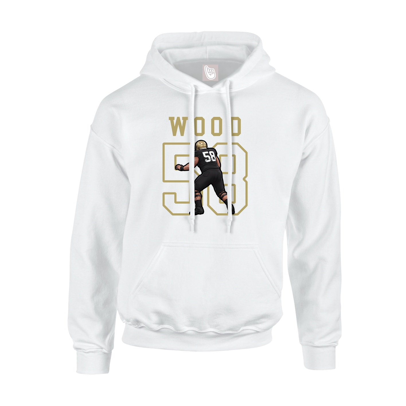Youth Hoodie — Shirsey in White