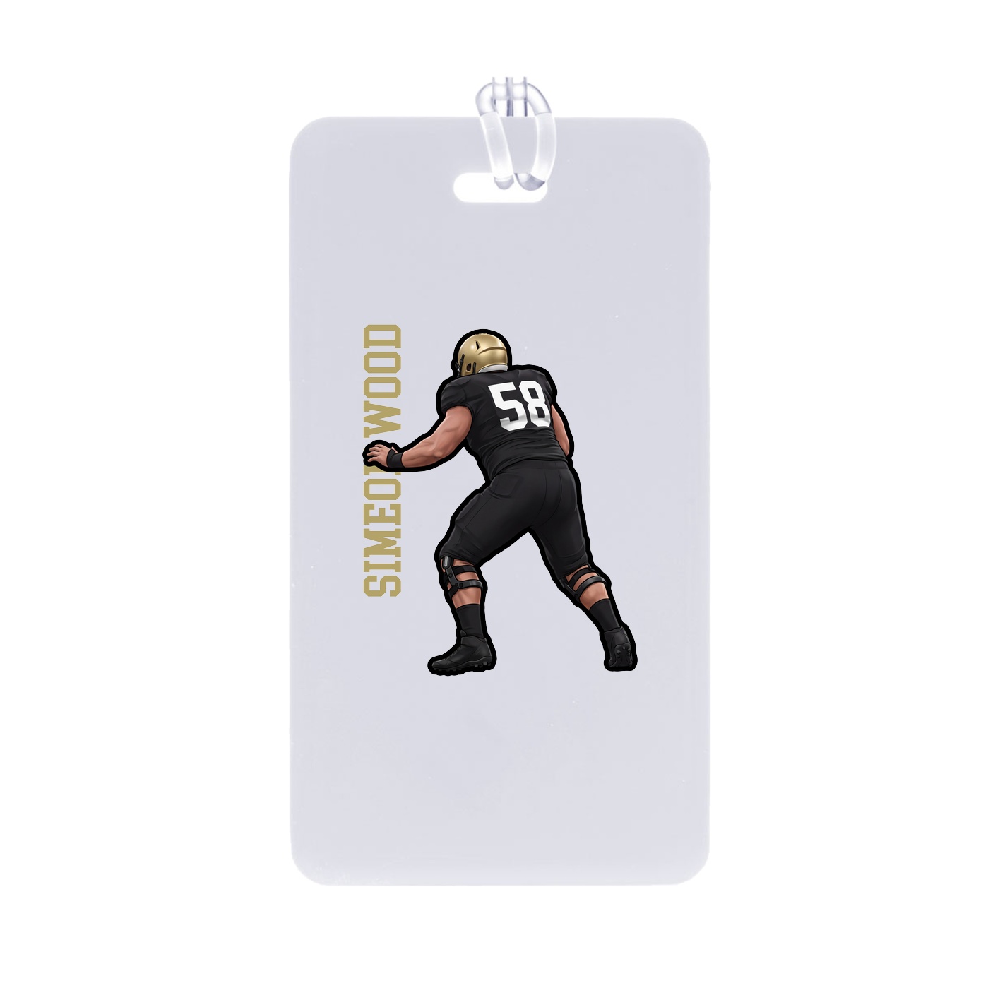 Bag Tag — Name Vertical in Classic
