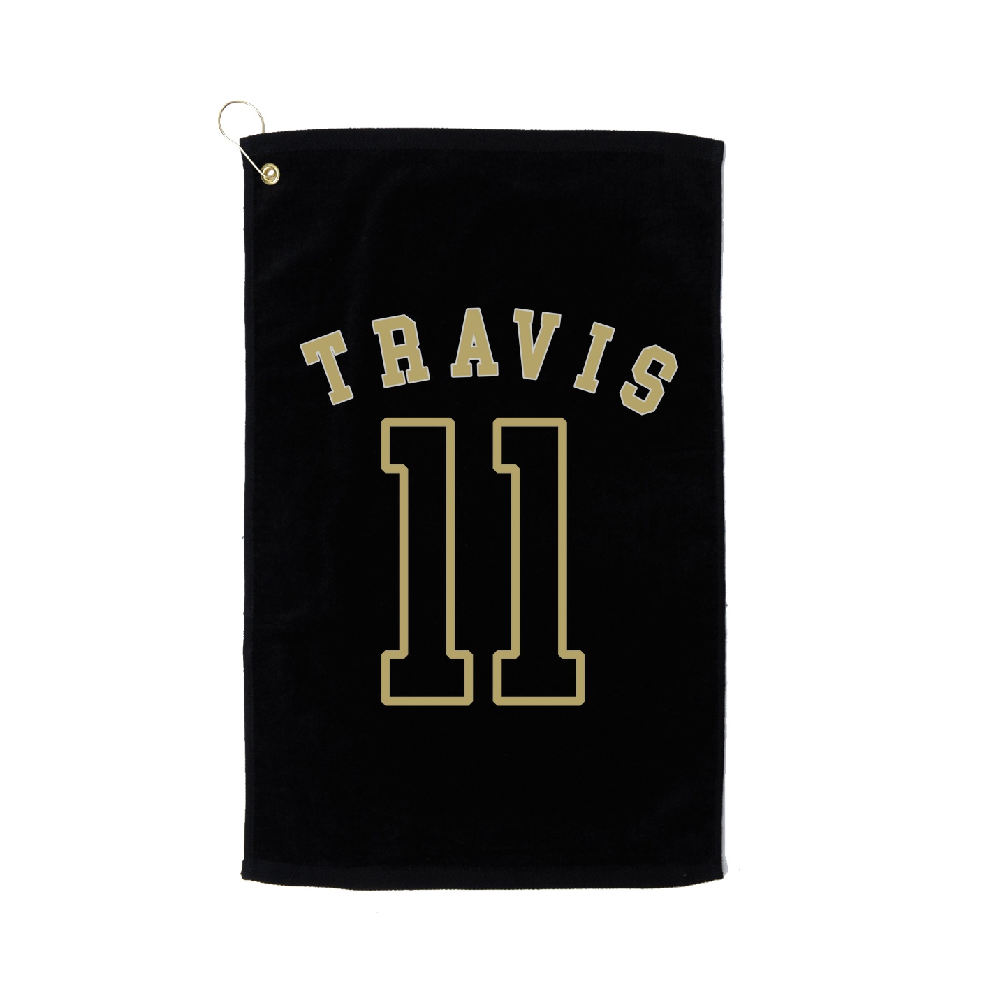 Golf Towel — Shirsey Arch in Black