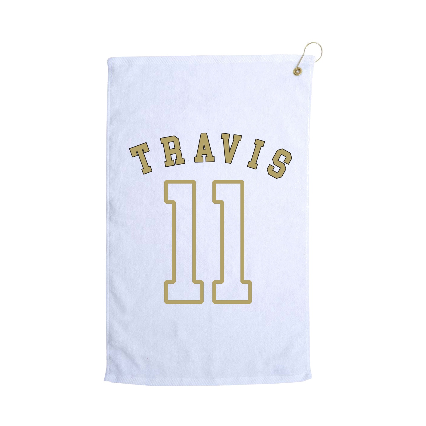 Golf Towel — Shirsey Arch in White