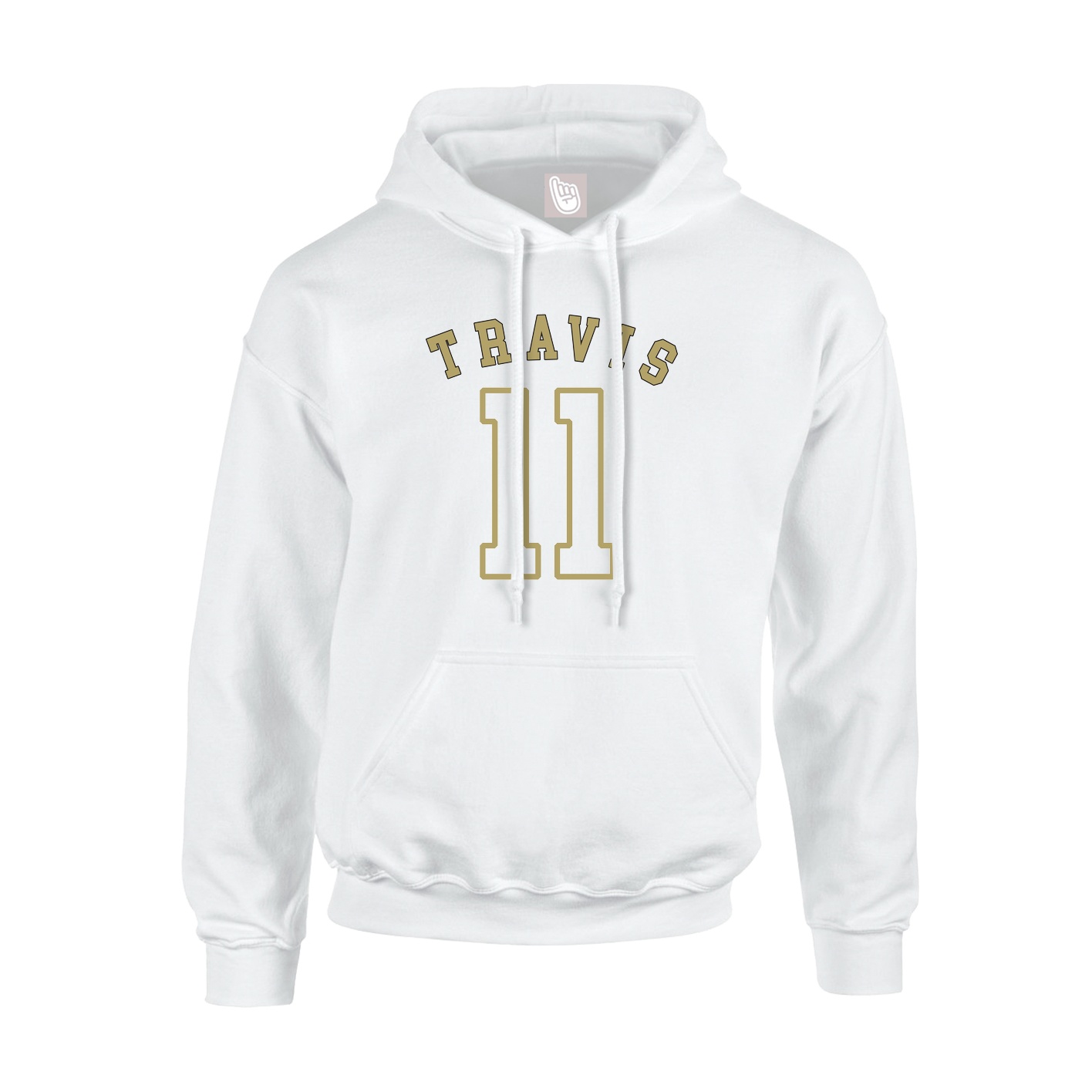 Hoodie — Shirsey Arch in White