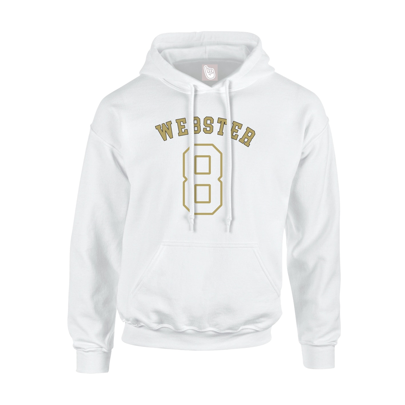Youth Hoodie — Shirsey Arch in White
