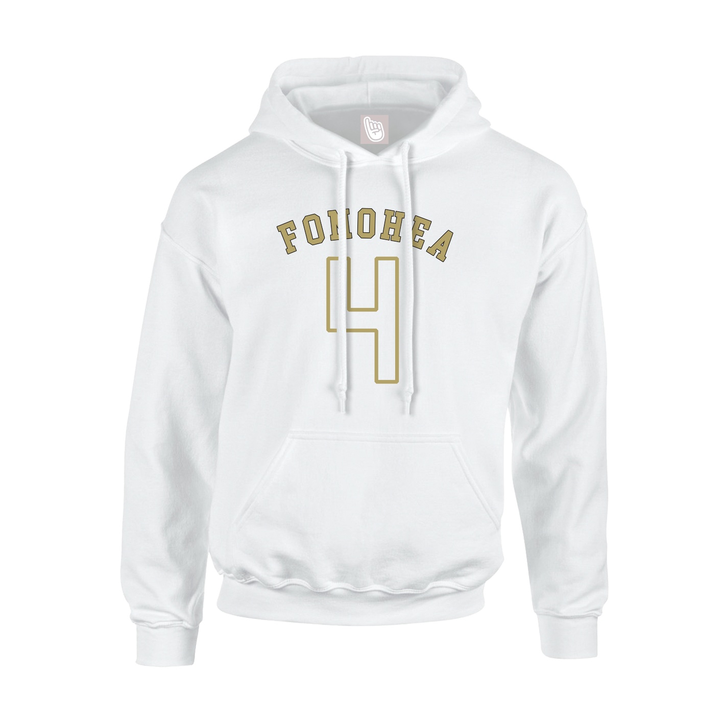 Hoodie — Shirsey Arch in White