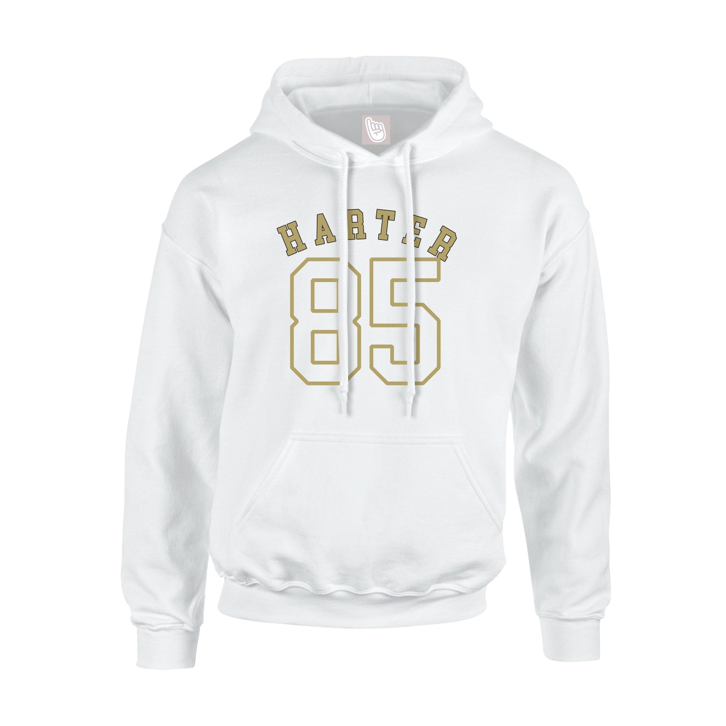 Youth Hoodie — Shirsey Arch in White