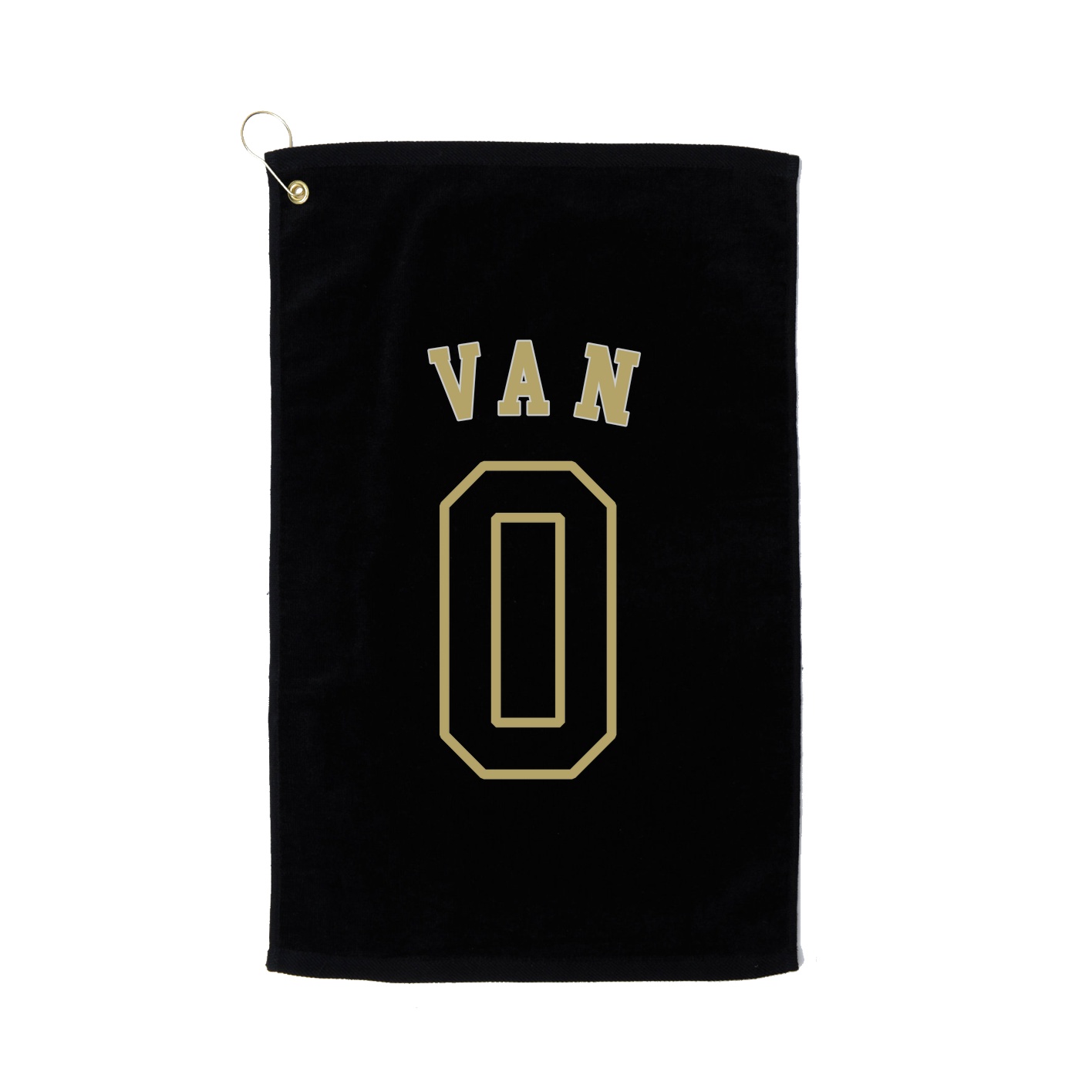 Golf Towel — Shirsey Arch in Black